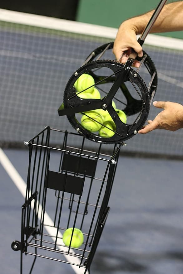 Máy Nhặt Bóng Tennis Nhỏ Gọn Tiện Lợi, Hỗ Trợ Nhặt Bóng Tennis Tại Các Sân Tập, - Hình ảnh 4