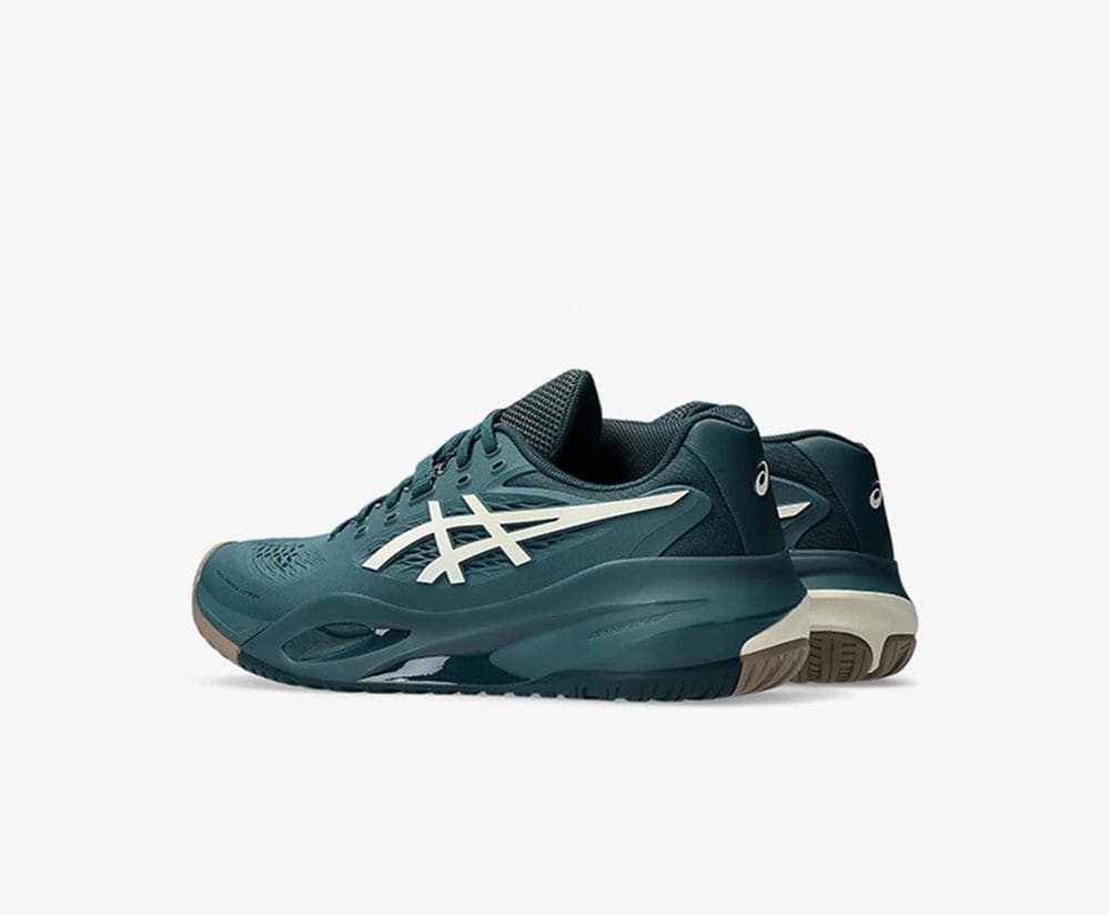 Giày Asics GEL-RESOLUTION X ''SAXON GREEN/BIRCH'' Training / Pickleball / Tennis - Asics