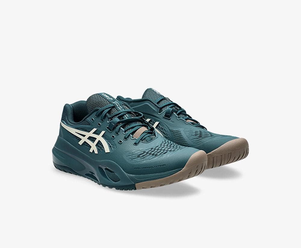 Giày Asics GEL-RESOLUTION X ''SAXON GREEN/BIRCH'' Training / Pickleball / Tennis - Hình ảnh 2