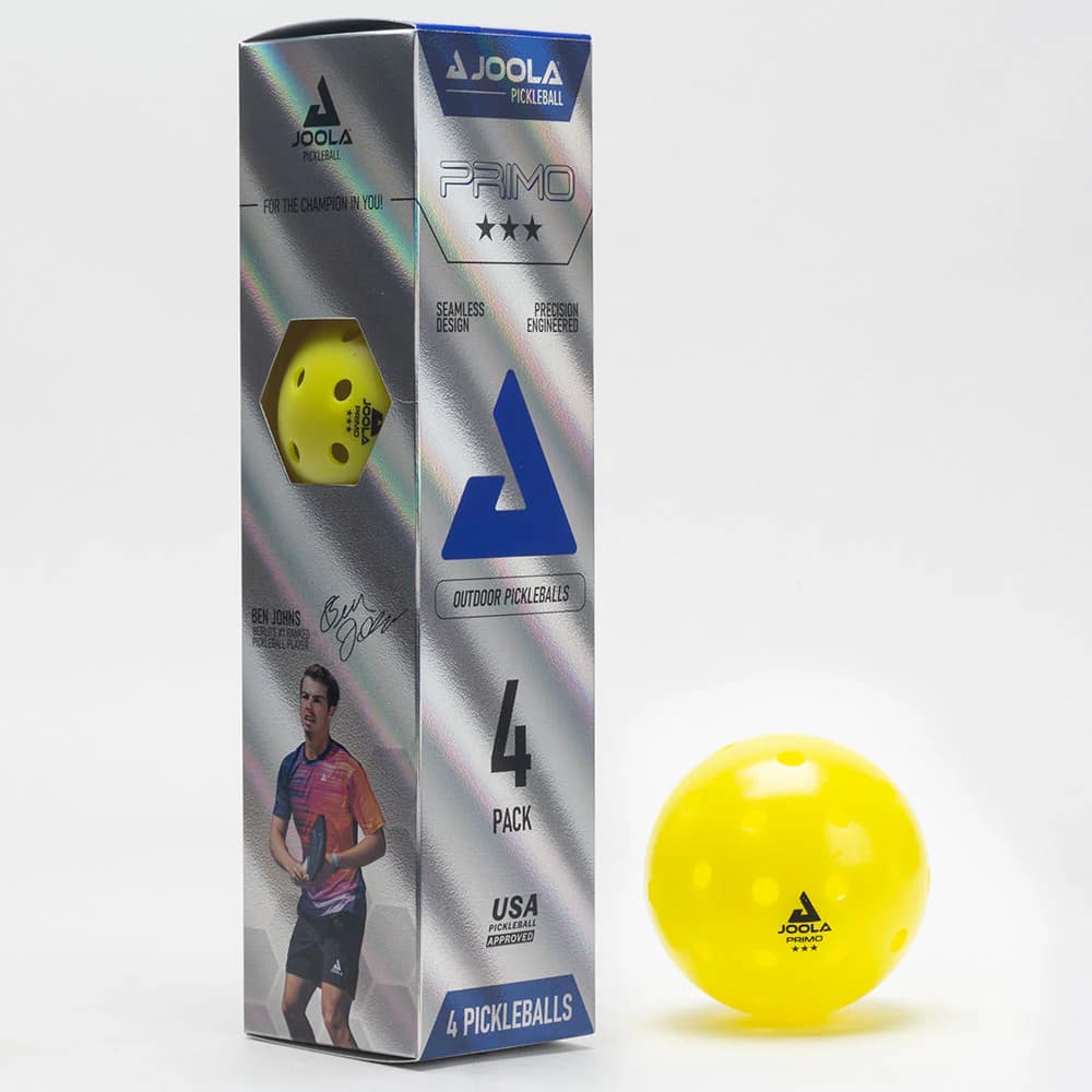 Hộp 4 quả bóng pickleball JOOLA Primo 3 Sao - JOOLA