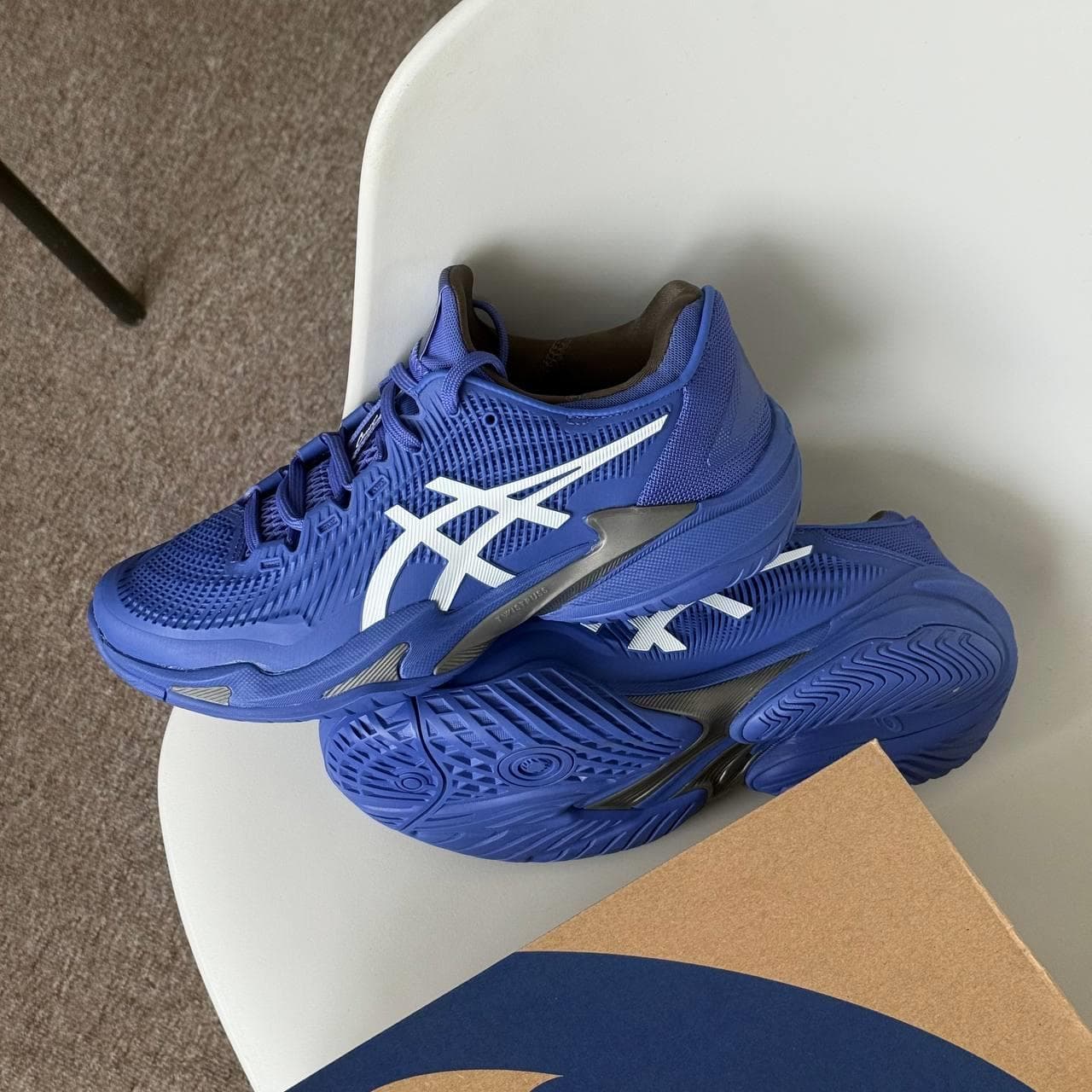 Giày COURT FF 3 NOVAK Xanh Than - Hình ảnh 7